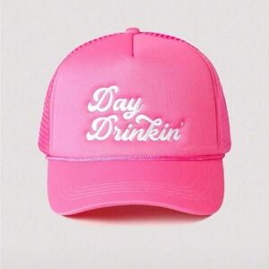 Pink day drinking hat